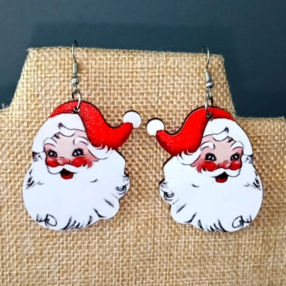 New Santa Dangle Earrings